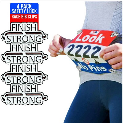 bibSNAPS Custom Event Bib Fastener - Premium Metal